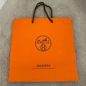 Hermes Vibrant Orange Tote